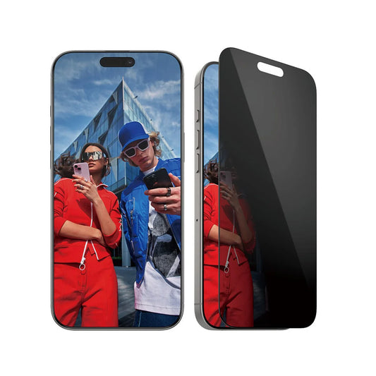 Фолио за защита на екрана Privacy PanzerGlass Ultra-Wide Fit EasyAligner за Apple iPhone 16 Pro Max, Закалено стъкло, Пълно залепване