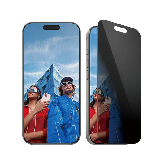 Защитно фолио Privacy PanzerGlass Ultra-Wide Fit EasyAligner за Apple iPhone 16 Pro, закалено стъкло, Full Glue