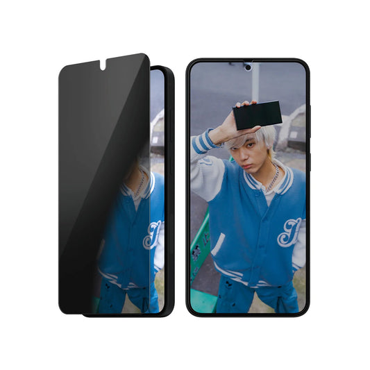 Фолио за защита на екрана Privacy PanzerGlass Ultra-Wide Fit за Samsung Galaxy S25+ S936 / S24+ S926, Закалено стъкло, Пълно залепване