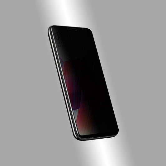 Privacy Techsuit Screen Protector for Oppo Reno16 / Reno16 Pro, Tempered Glass, Full Glue, 111D