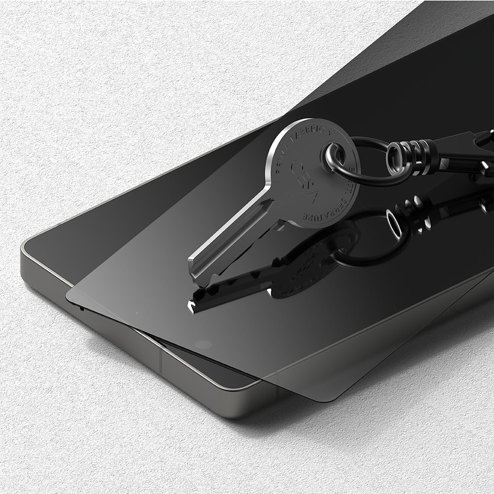 Защитно фолио Ringke Easy Slide за Samsung Galaxy S26 Ultra S948, закалено стъкло, пълно залепване, комплект от 2 броя, черно.
