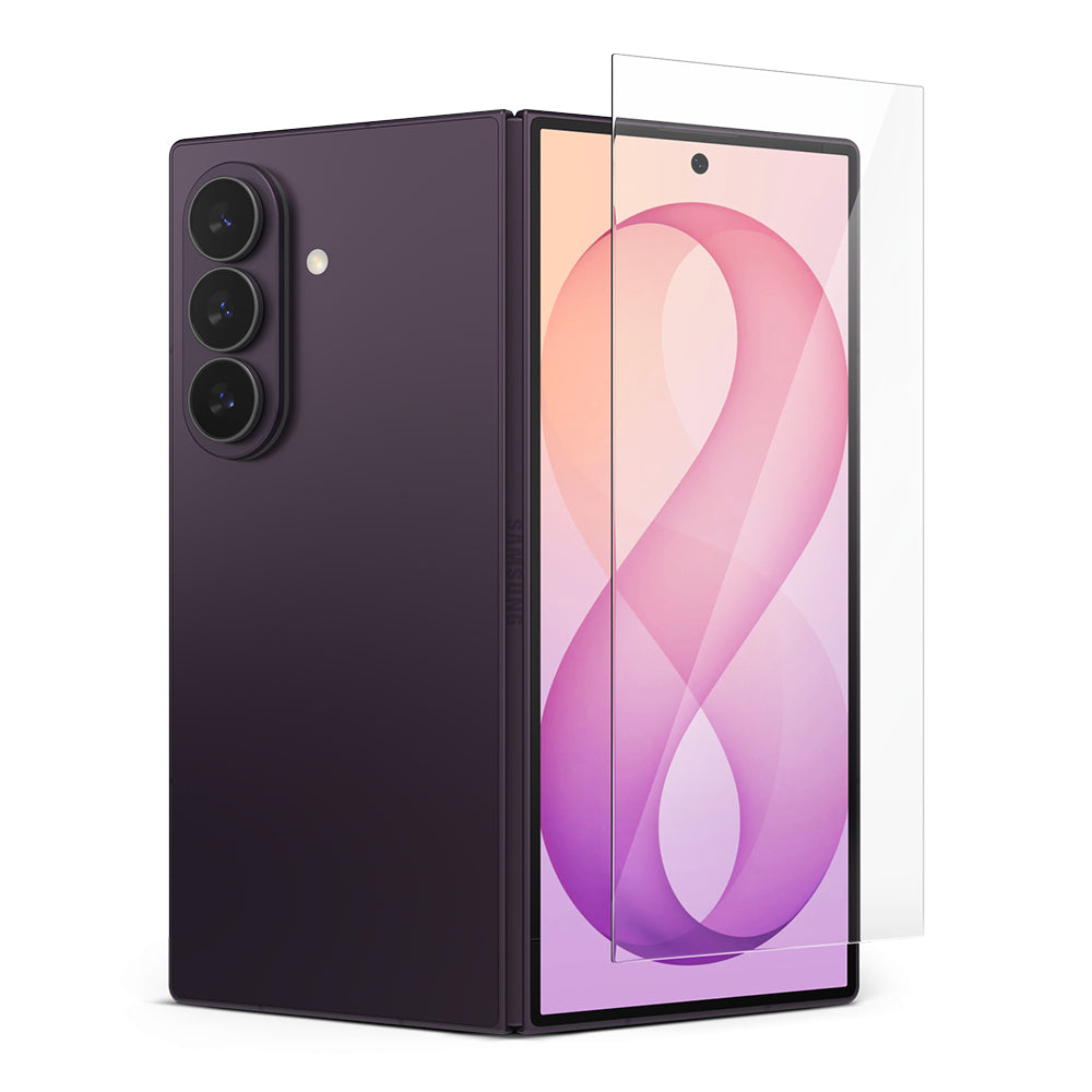 Външна защитна фолио за екран Ringke Easy Slide за Samsung Galaxy Z Fold8 Ultra F976, закалено стъкло, пълно залепване, комплект от 2 броя