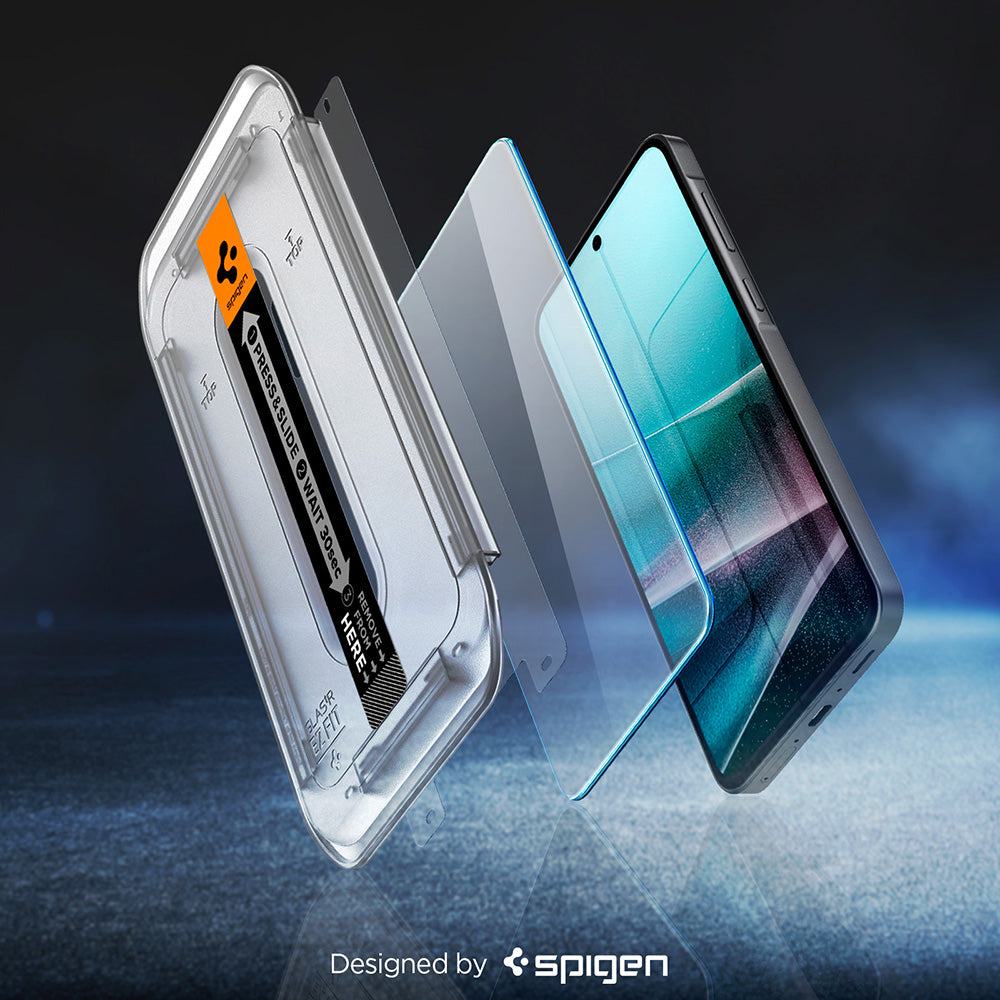 Протектор за екран Spigen GlastR EZ FIT HD за Samsung Galaxy A37 5G / A36 A366, закалено стъкло, пълно залепване AGL11365