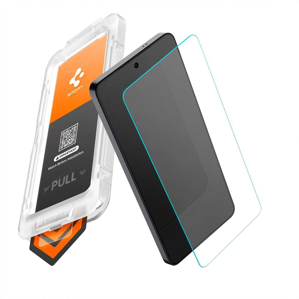 Протектор за екран Spigen GlastR EZ FIT Pro HD за Samsung Galaxy S26 Plus S947, закалено стъкло, Full Glue AGL11086