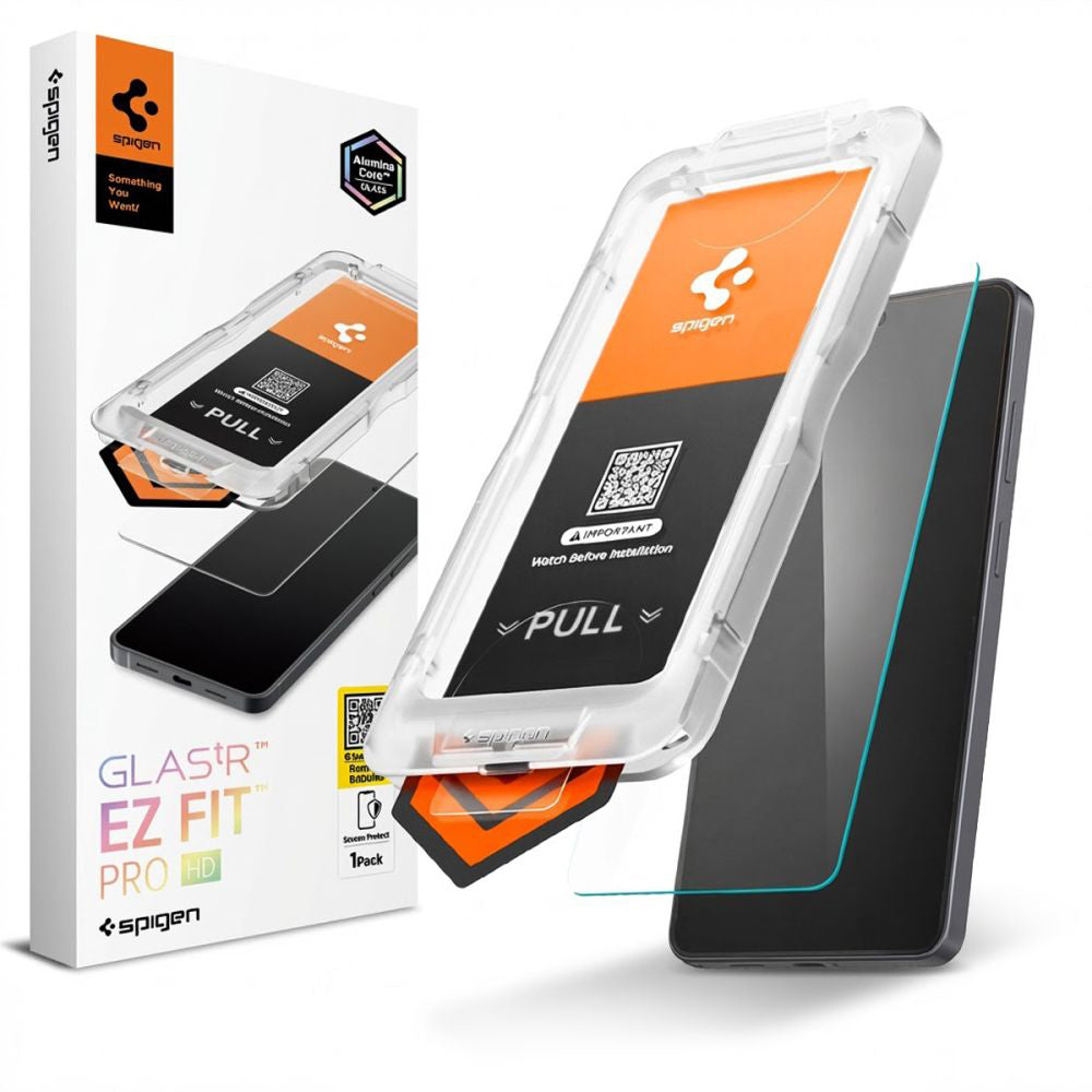 Фолио за защита на екрана Spigen GlastR EZ FIT Pro HD за Samsung Galaxy S26 Ultra S948, закалено стъкло, Full Glue AGL11074