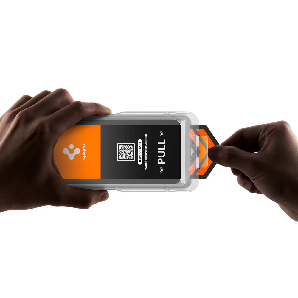 Защитно фолио за екран Spigen GlastR EZ FIT Pro HD за Samsung Galaxy S26 Ultra S948, закалено стъкло, пълно залепване, комплект от 2 броя AGL11072