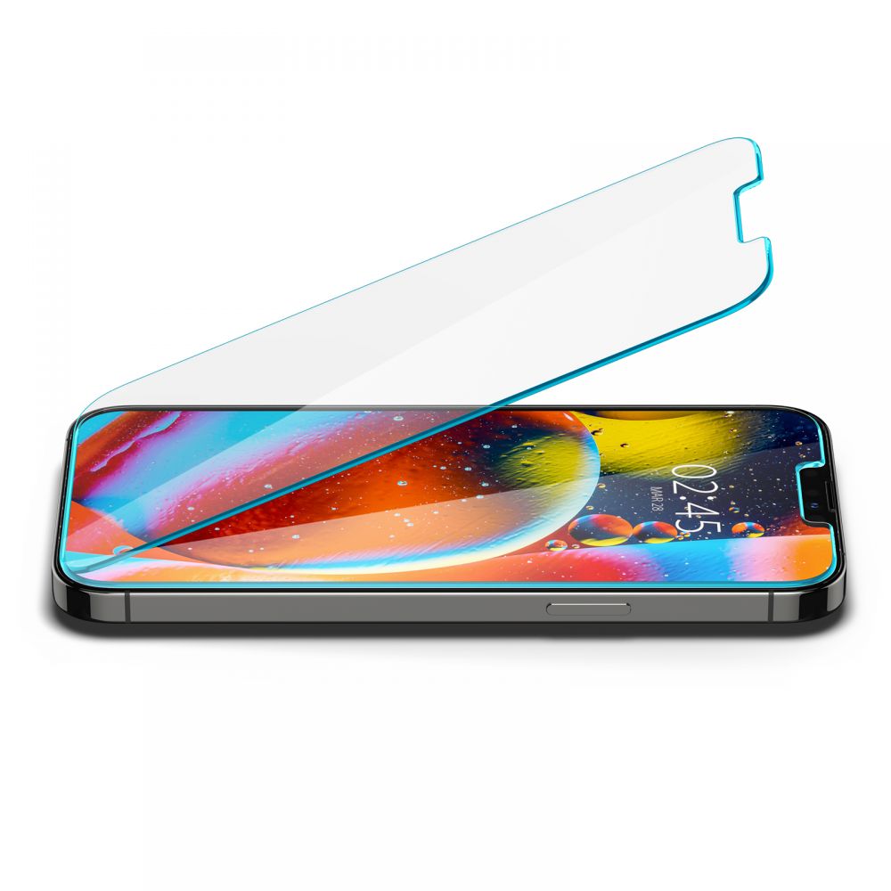 Защитно фолио за екран Spigen GlastR Slim за Apple iPhone 14 Plus / 13 Pro Max, закалено стъкло, Full Glue AGL03382