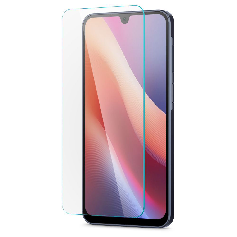 Фолио за защита на екрана Spigen GlastR Slim за Samsung Galaxy A26 A266 / A16 5G A166 / A16 4G A165, закалено стъкло, пълно залепване, комплект от 2 броя.