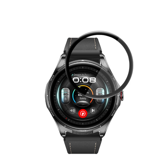 Протектор за екран Techsuit Nano Flex за Huawei Watch Buds 2, пластмасов, комплект от 2 броя, черен