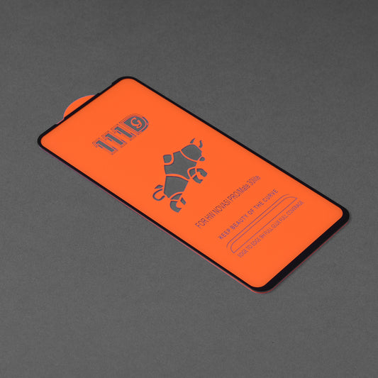 Протектор за екран Techsuit за Huawei Mate 30 Lite / nova 5T / Honor 20 / 20 Pro, закалено стъкло, пълно залепване, 111D, черен