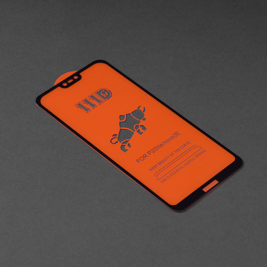 Протектор за екран Techsuit за Huawei P20 Lite, закалено стъкло, пълно залепване, 111D, черен