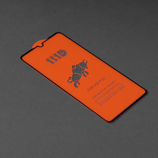 Протектор за екран Techsuit за Huawei P30, закалено стъкло, пълно залепване, 111D, черен