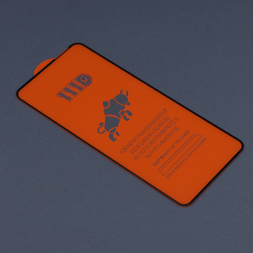 Протектор за екран Techsuit за Motorola Moto G64 / G54 Power Edition / G14 / G54, закалено стъкло, пълно залепване, 111D, черен