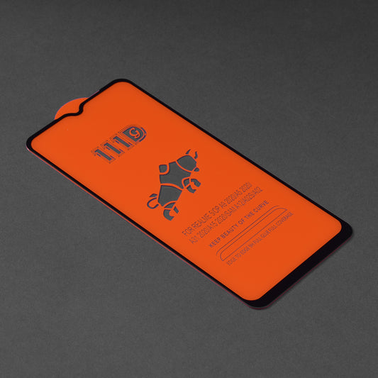 Протектор за екран Techsuit за Samsung Galaxy F12 F127 / A12 Nacho A127 / M02 M022 / M12 M127, закалено стъкло, пълно залепване, 111D, черен