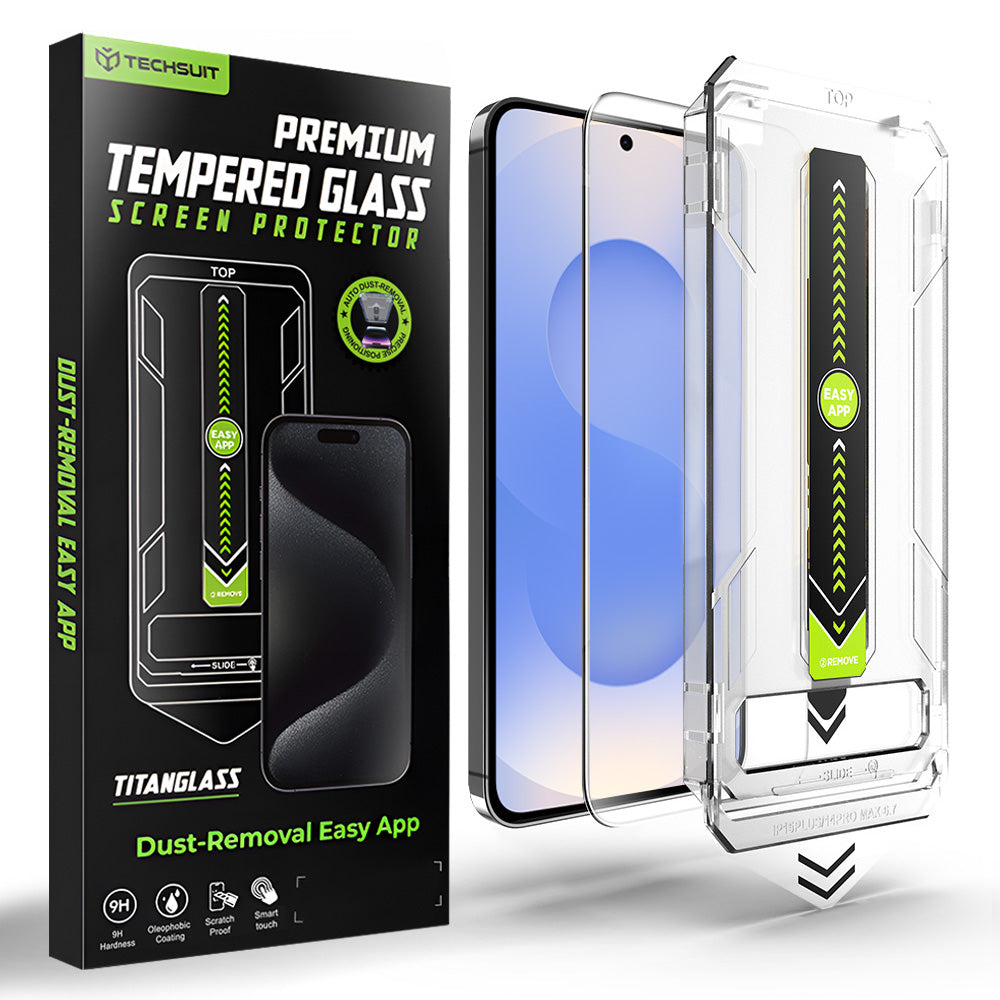 Фолио за защита на екрана Techsuit TitanGlass CrystalHD за Samsung Galaxy S26 S942, Закалено стъкло, Пълно лепене