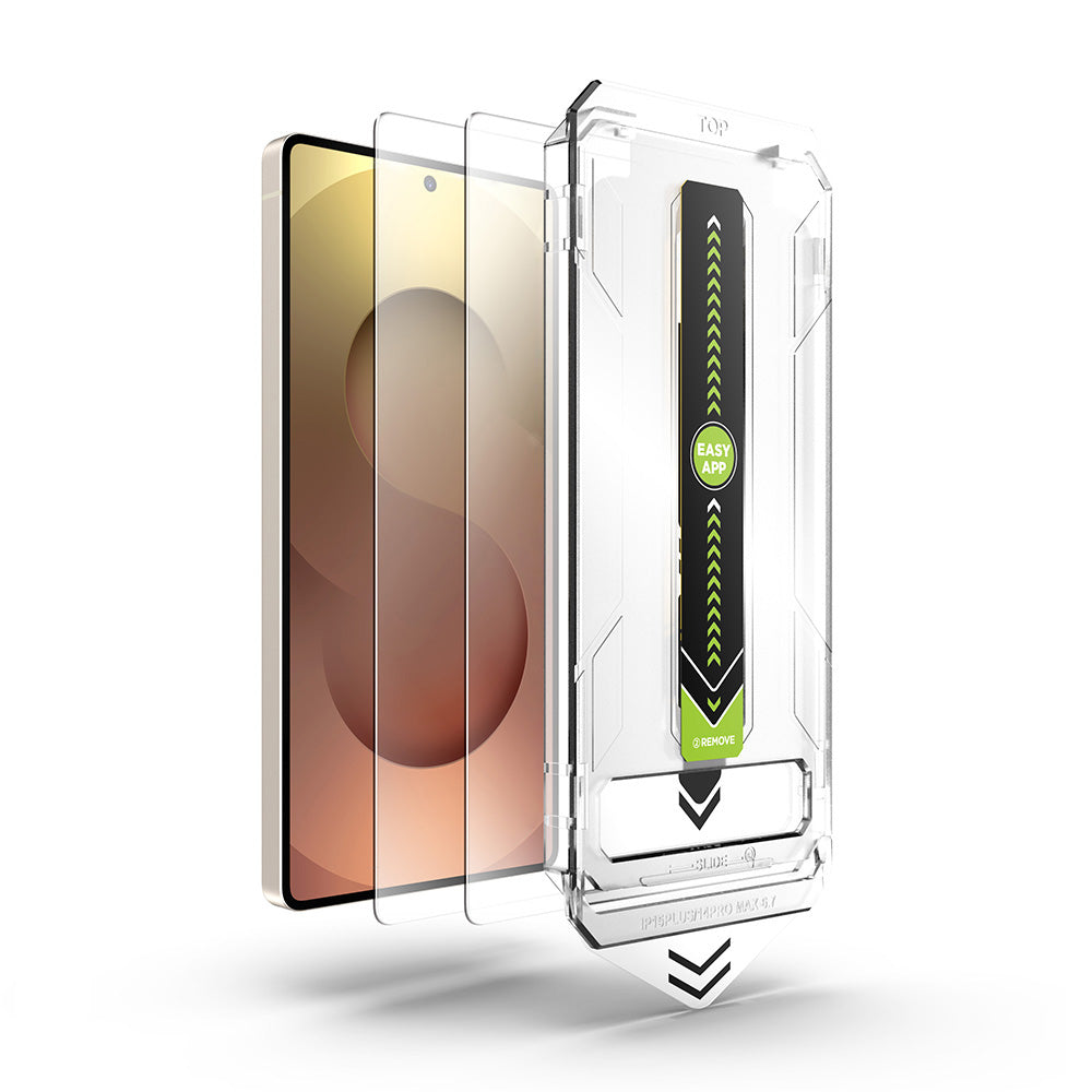 Фолио за защита на екрана Techsuit TitanGlass CrystalHD за Samsung Galaxy S26 Ultra S948, Закалено стъкло, Пълно лепило, Комплект 2 броя