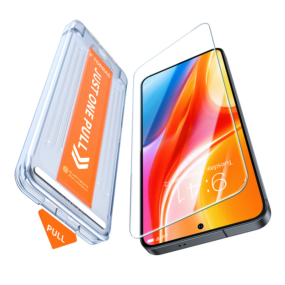 Протектор за екран Torras GlassGo Install Master за Samsung Galaxy S25 Ultra S938, закалено стъкло, пълно залепване