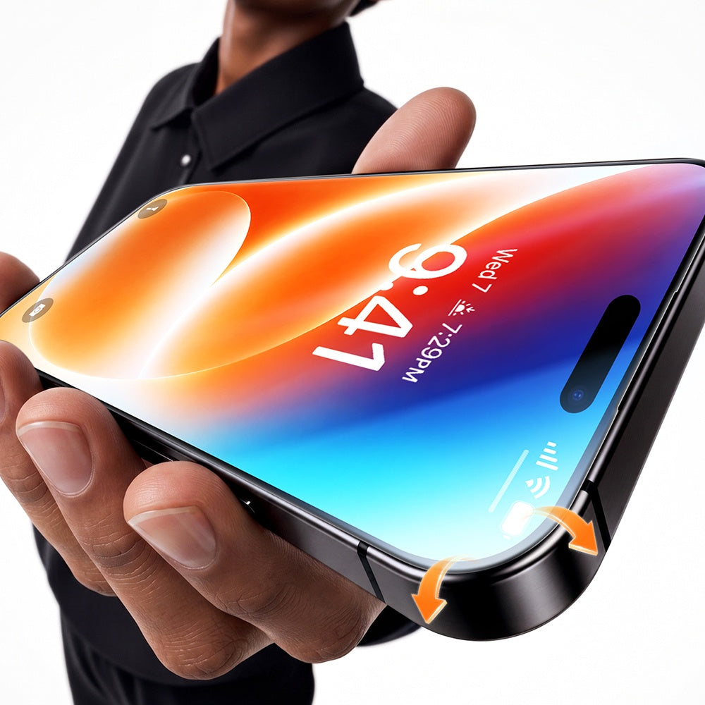 Протектор за екран Torras HD Shield за Apple iPhone 18 Pro / 17 Pro, закалено стъкло, пълно залепване, черен