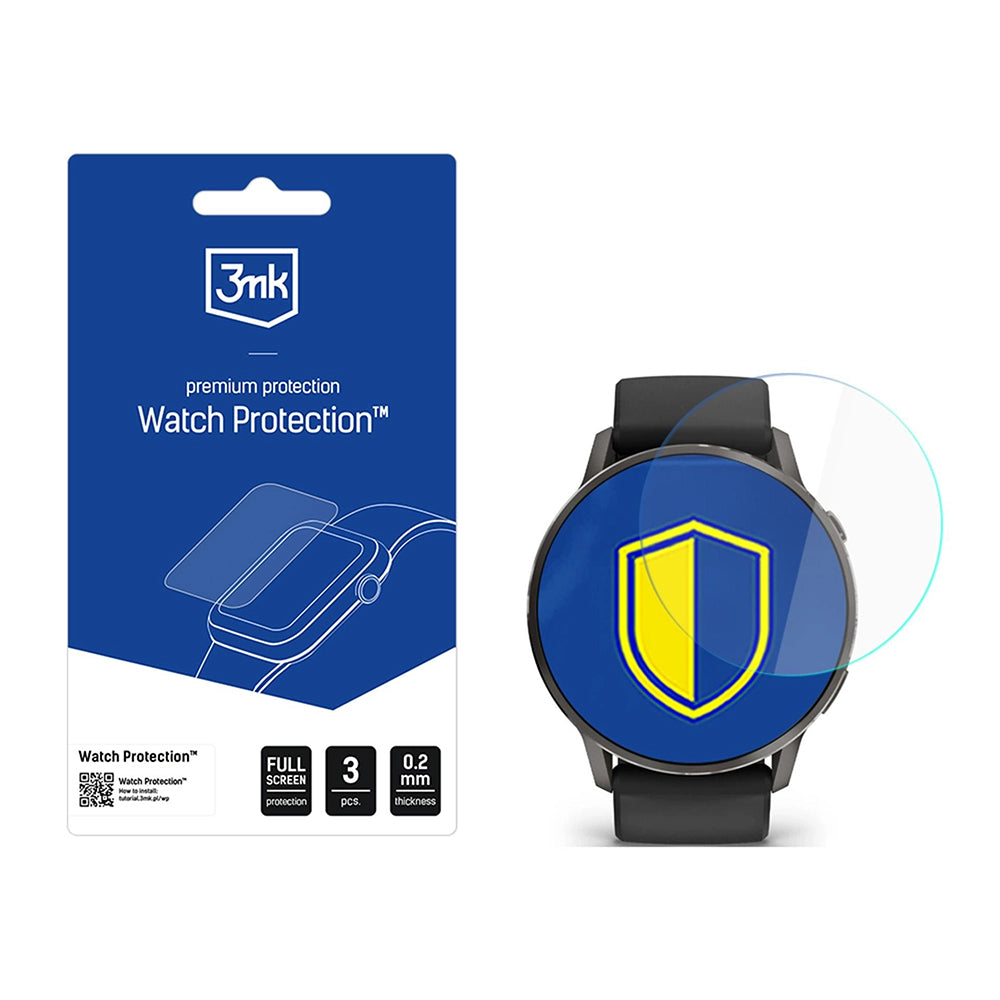 Фолио за защита 3MK Arc за Garmin Venu 4 41mm, Комплект 3 броя, Пластмаса