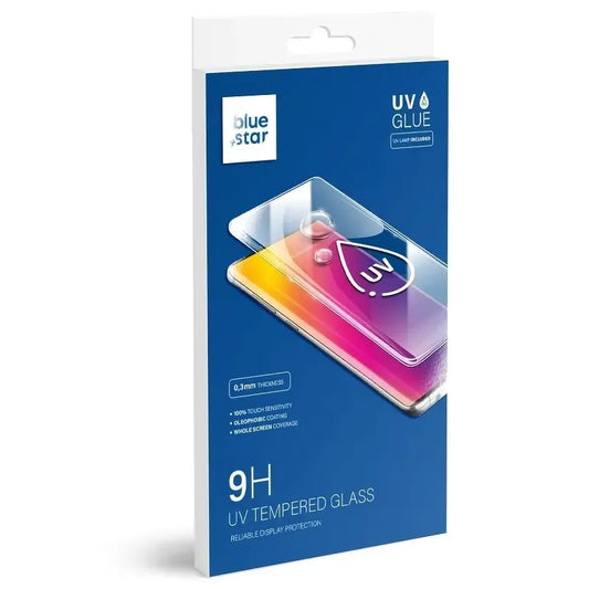 Протектор за екран Blue Star за Samsung Galaxy S8 G950, закалено стъкло, UV лепило