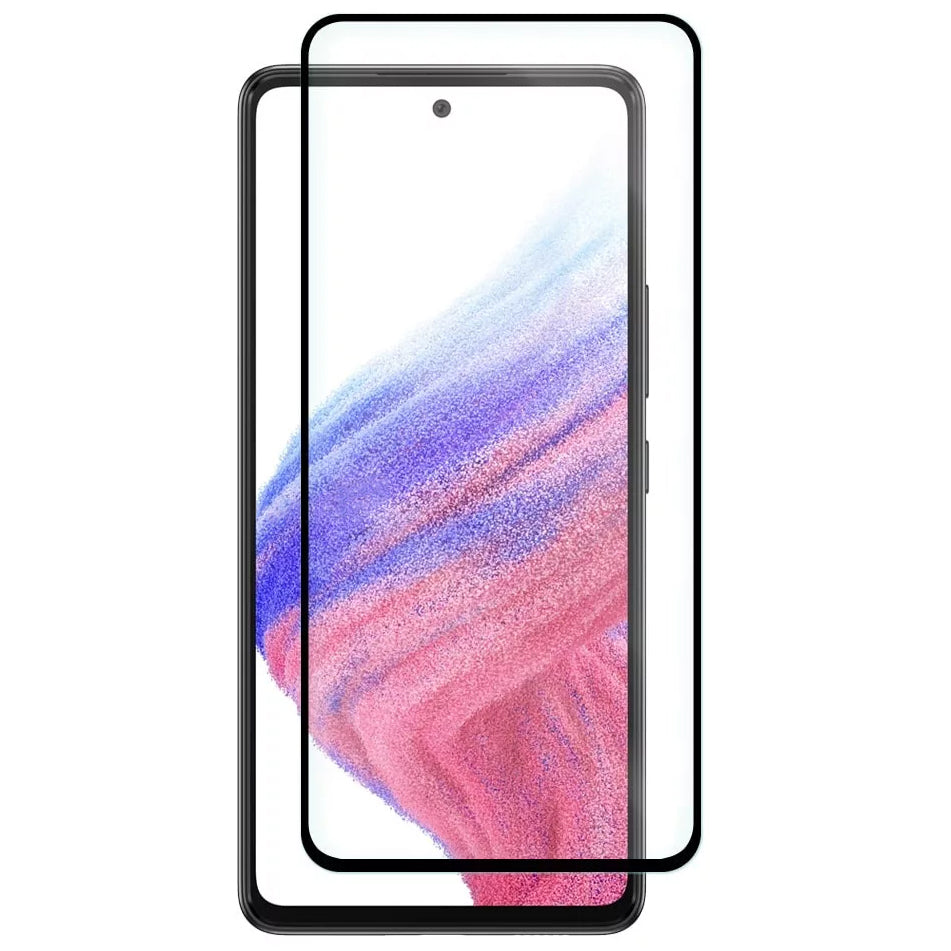 Защитно фолио за екран OEM за Samsung Galaxy A53 5G A536, закалено стъкло, пълно лепило, 6D, черно.