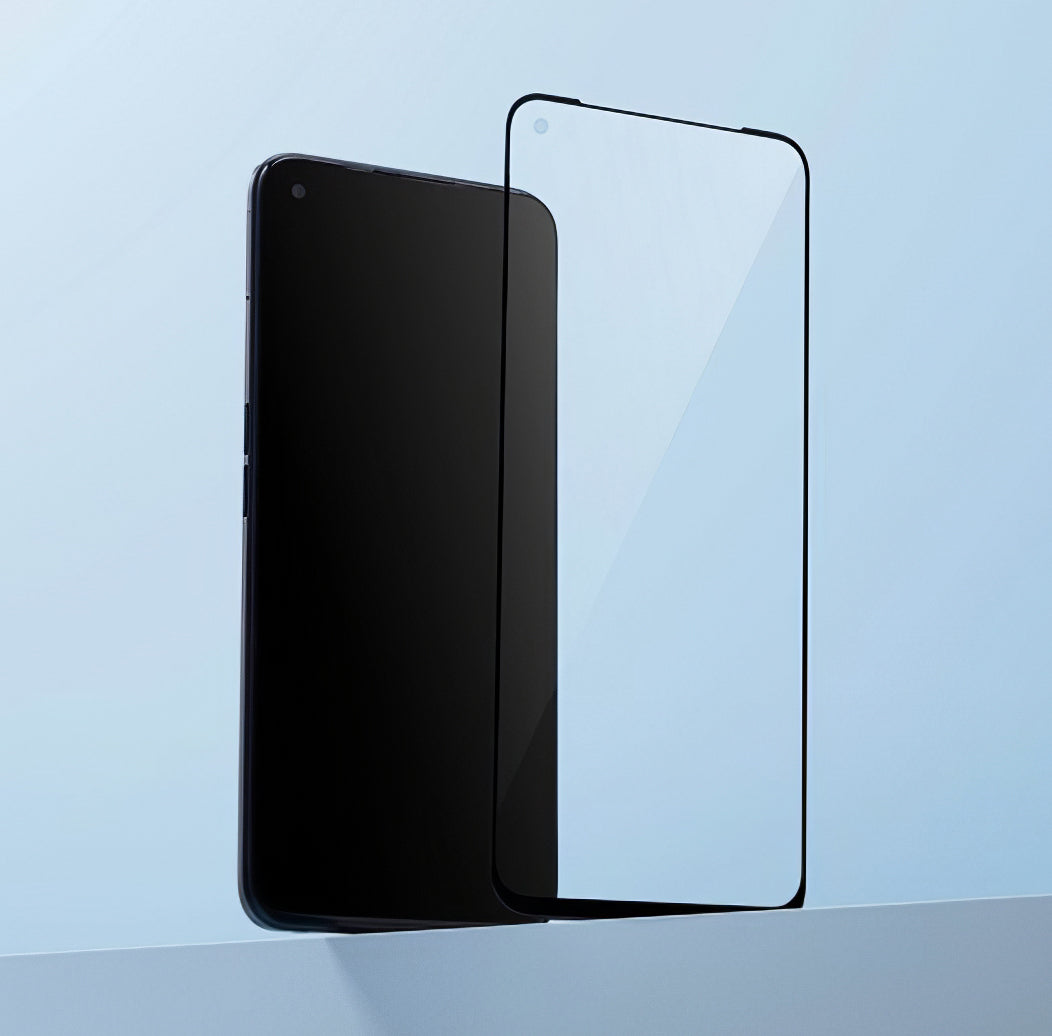 Фолио за защита на екрана за OnePlus Nord CE 2 Lite 5G, закалено стъкло, пълно лепило, черно 5431100343