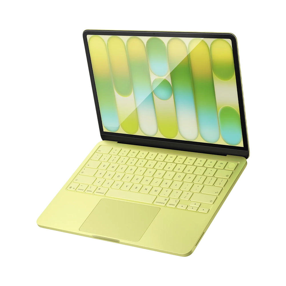 Протектор за екран Spigen GlastR Slim за Apple MacBook Neo 13 инча, закалено стъкло, черен AGL11669