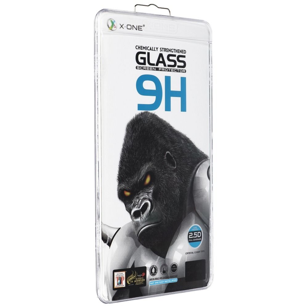 Защитно фолио X-One за екран на Samsung Galaxy S22 Ultra 5G S908, закалено стъкло, пълно лепило, 3D