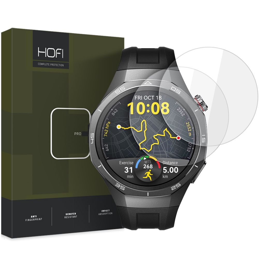 Защитно фолио HOFI Glass PRO+ за Huawei Watch GT 5 Pro 46mm, Комплект 2 броя, Закалено стъкло