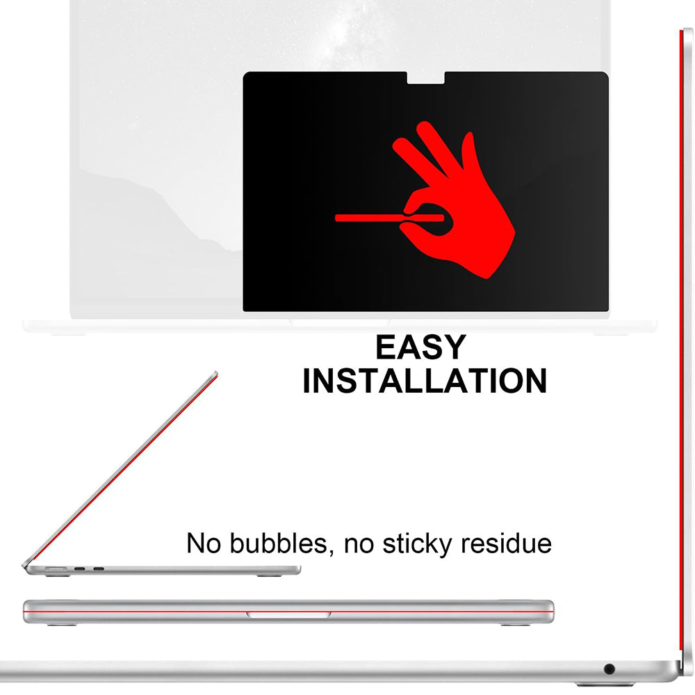 Фолио за защита на екрана Privacy Techsuit VisionProX Magnetic за Apple MacBook Pro 14inch (2024), Пластмаса