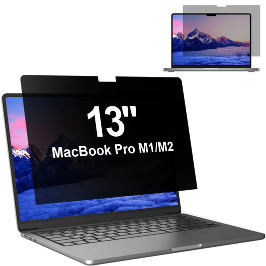 Фолио за защита на екрана Privacy Techsuit VisionProX за Apple MacBook Pro 13inch (2022) / (2020) / (2019) / (2018) / (2016), Пластмаса
