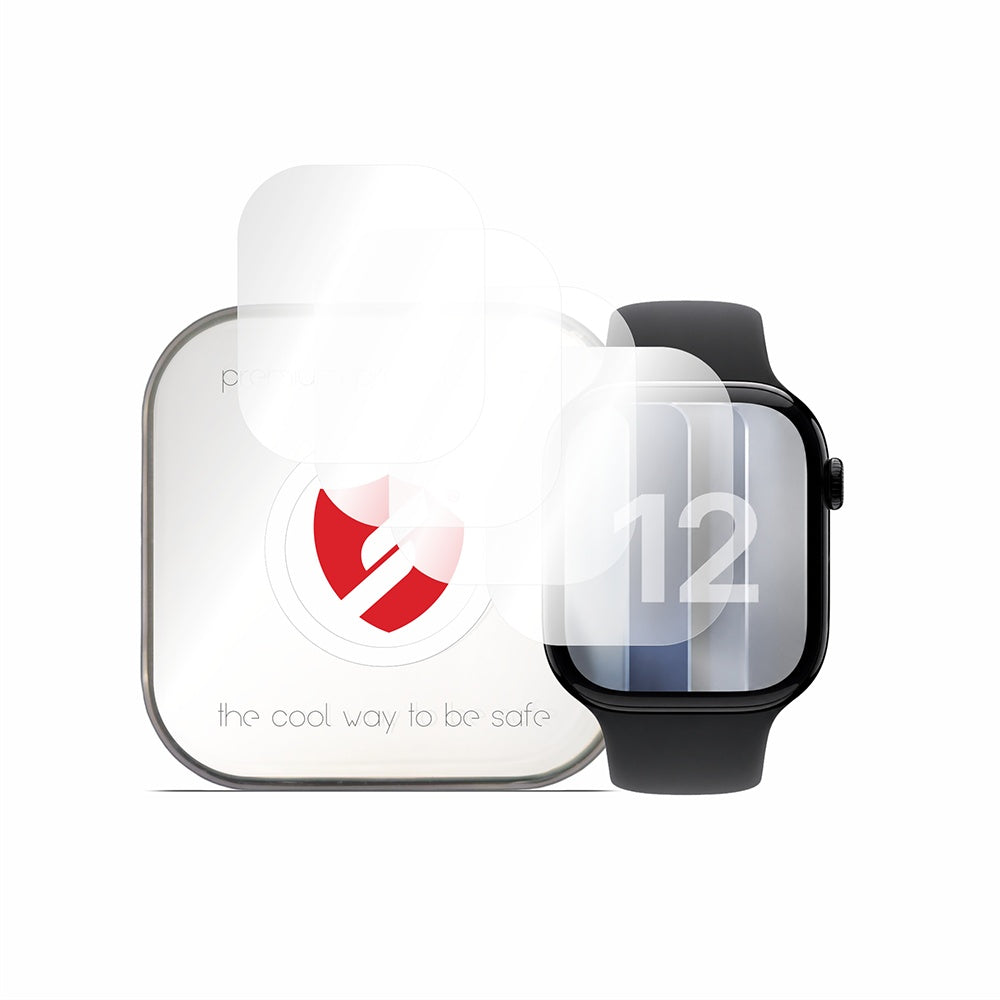 Протектор Smart Protection Premium Classic за Apple Watch Series 12 46mm, комплект от 4 броя, пластмаса