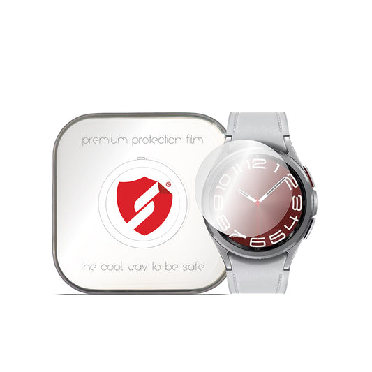 Протекторна фолио Smart Protection Premium Classic за Samsung Galaxy Watch6 Classic 43mm, комплект от 4 броя, пластмаса