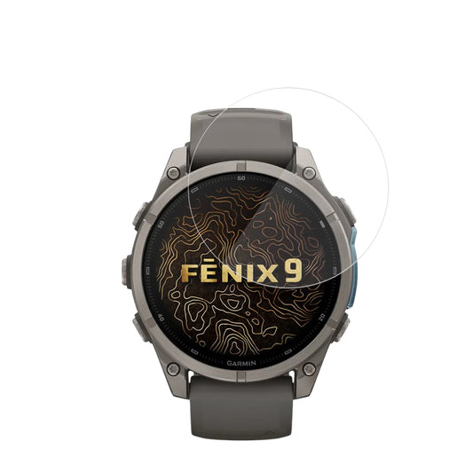 Протекторно фолио Techsuit Nano Flex за Garmin Fenix 9 Pro 43mm / Fenix 9 43mm, комплект 2 броя, пластмасово, черно