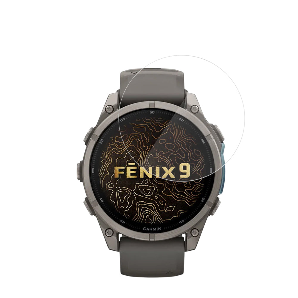 Протекторно фолио Techsuit Nano Flex за Garmin Fenix 9 Pro 47mm / Fenix 9 47mm, комплект 2 броя, пластмасово, черно
