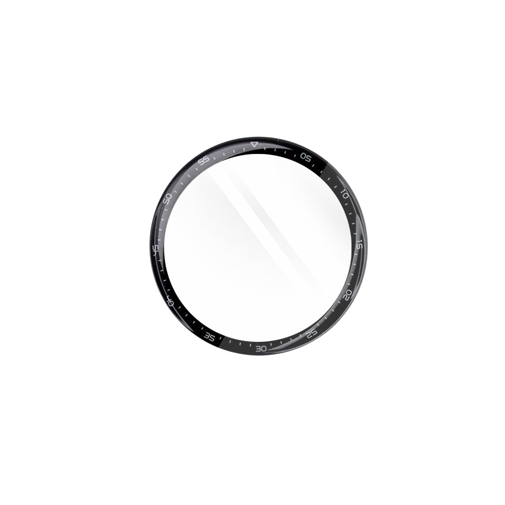 Фолио за защита Techsuit Nano Flex за Huawei Watch GT 3 46mm, Комплект 2 броя, Пластмаса, Черно