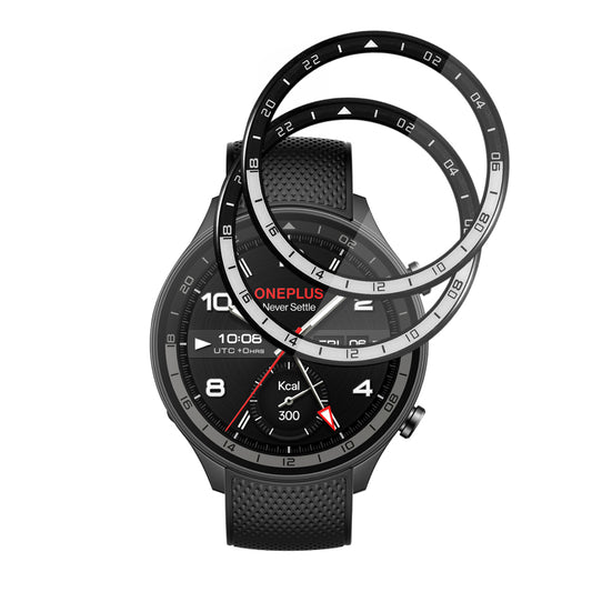 Фолио за защита Techsuit Nano Flex за OnePlus Watch 2R, Комплект 2 броя, Пластмаса, Черно