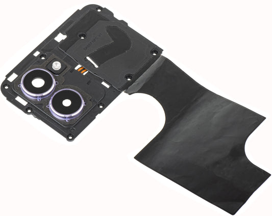 Стъкло на задната камера - Флаш - Вътрешна рамка - NFC антена HMD Pulse Pro, с рамка, Лилаво (Twilight Purple), Service Pack 286954416