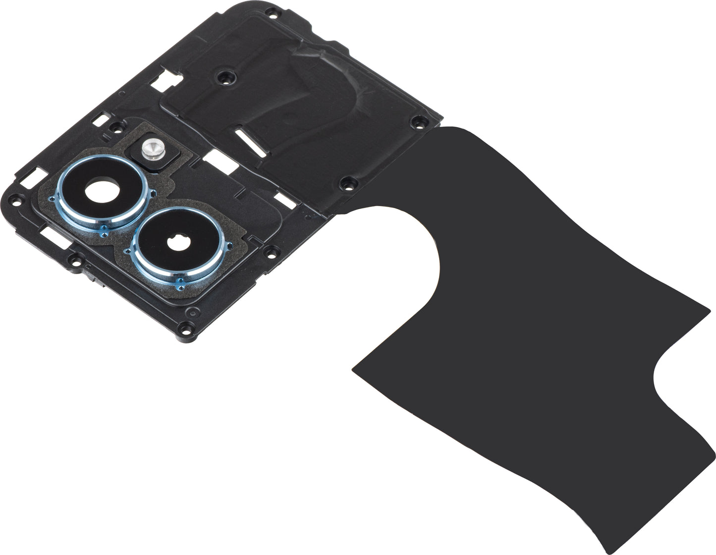 Стъкло на задната камера - Блиц - Вътрешна рамка HMD Pulse Pro, с рамка, Сребрист, Service Pack 286954408