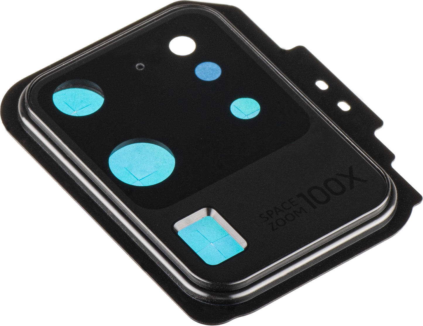 Задно стъкло за камера Samsung Galaxy S20 Ultra 5G G988 / S20 Ultra G988, с рамка, черно