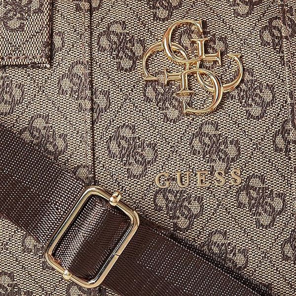 Чанта Guess 4G Metal Logo за лаптоп 15inch - 16inch, кафява
