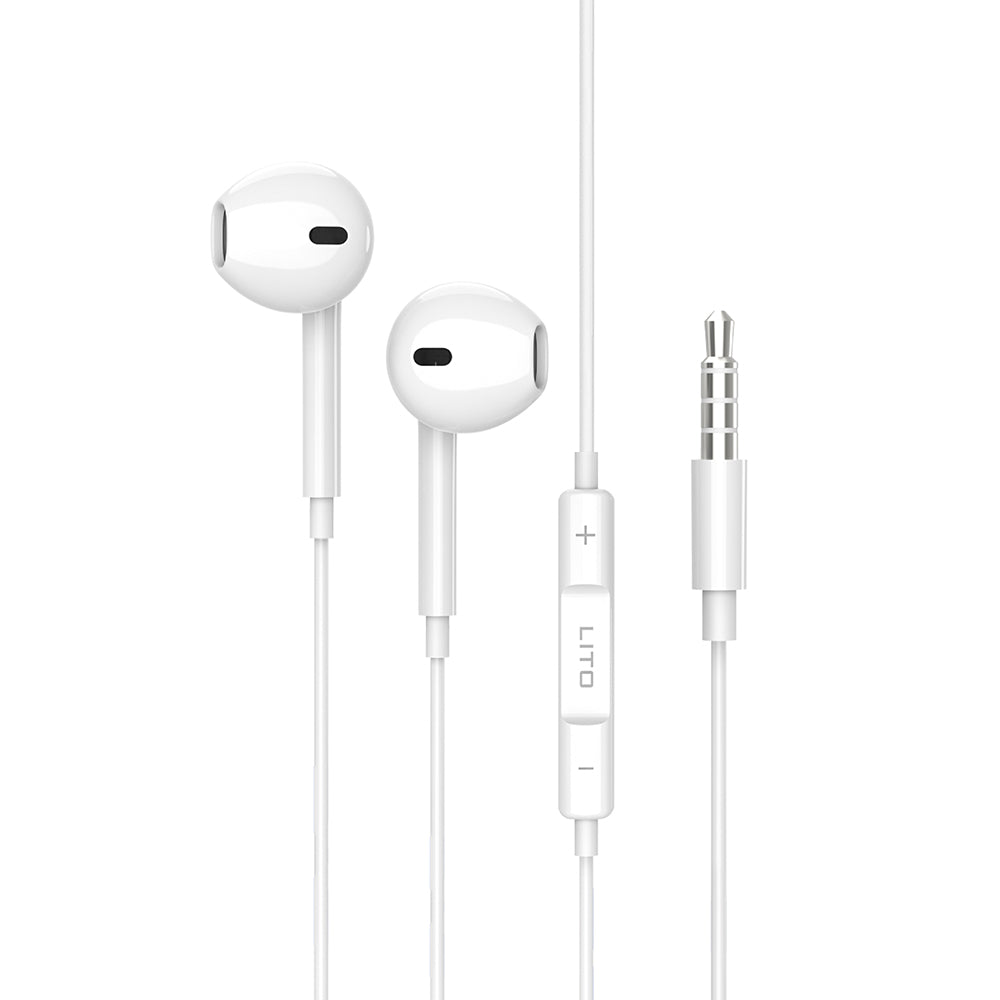 Handsfree 3.5mm Lito LF01A, Бял
