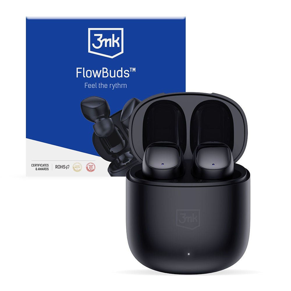 Handsfree Bluetooth 3MK FlowBuds, TWS, Черен