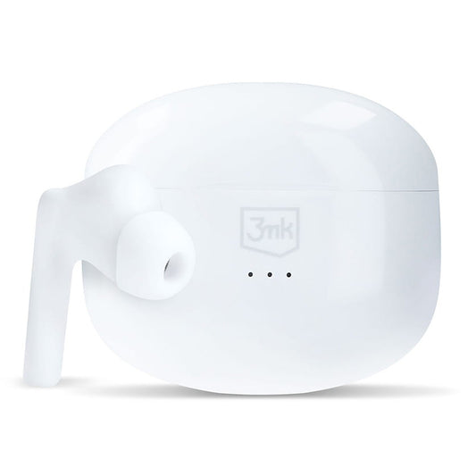 Безжични слушалки Bluetooth 3MK LIFEPODS, TWS, ANC, Бели