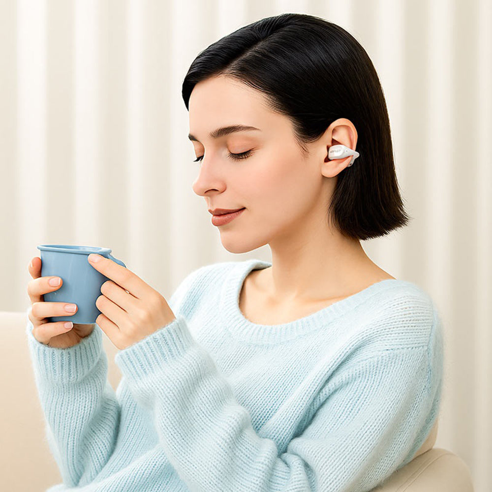 Handsfree Bluetooth Acefast Aceclip Pro, TWS, Златист