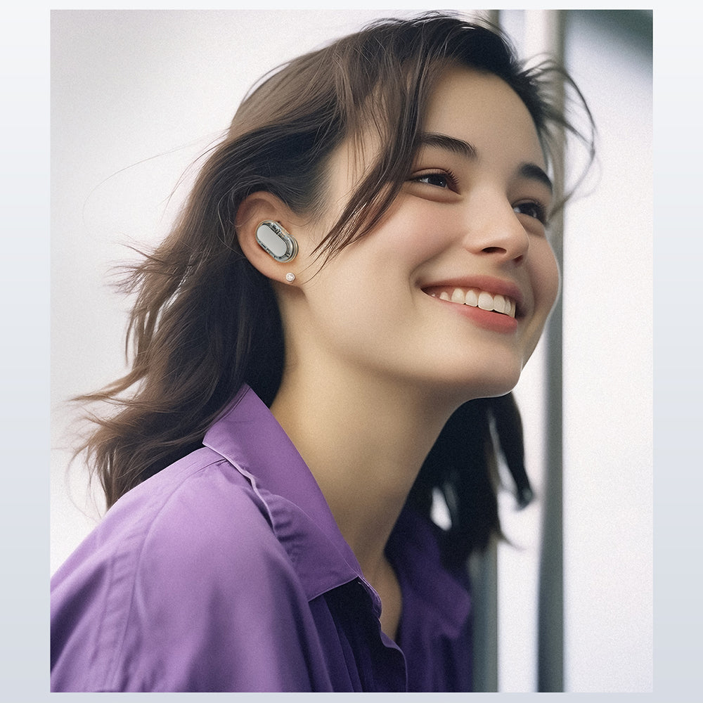 Handsfree Bluetooth Acefast Acefit Neo, TWS, Бял