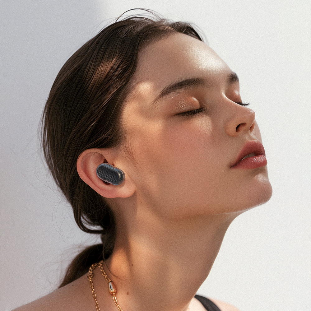 Handsfree Bluetooth Acefast Acefit Neo, TWS, Черен