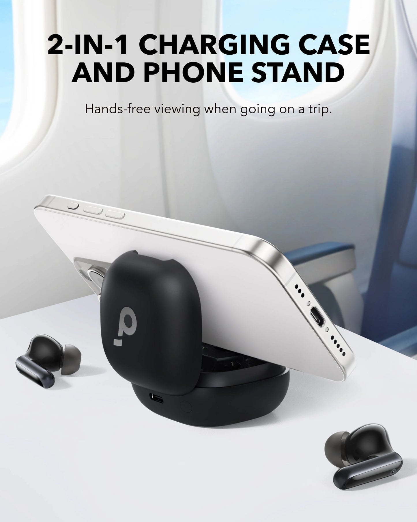 Handsfree Bluetooth Anker SoundCore P40i, TWS, ANC, Черен A3955G11