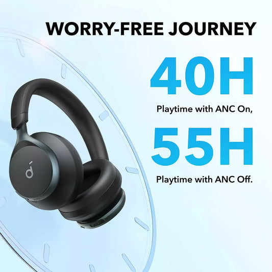Bluetooth със свободни ръце Bluetooth Anker SoundCore Space On, многоточков, A2DP, ANC, черен A3035G11