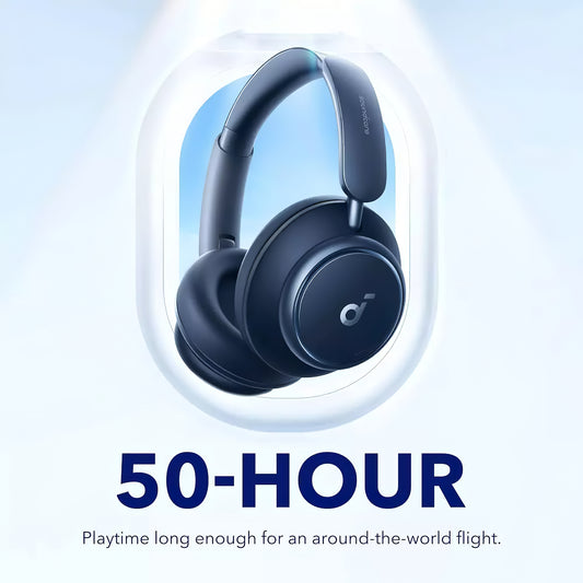 Anker SoundCore Space Q45 Bluetooth хендсфри, многоточково, A2DP, ANC, синьо A3040G31
